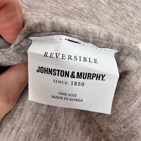 NWT Johnston and Murphy Faux Fur Reversible Poncho •OS• - Picture 7 of 9